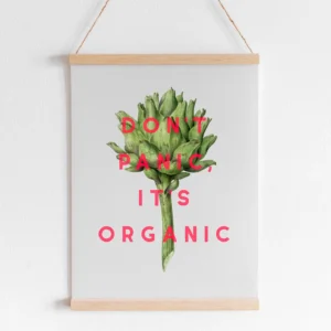 Don't Panic It's Organic A4 Print