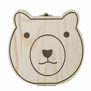 Natural Wood Baby Keepsake Box