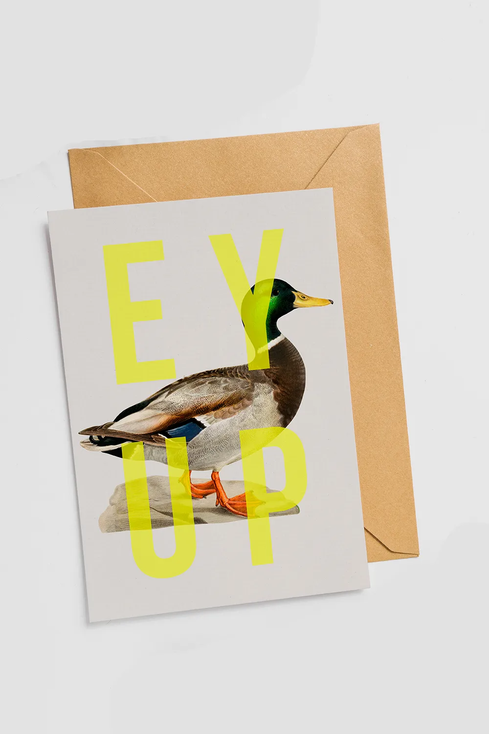 Ey Up Duck Card