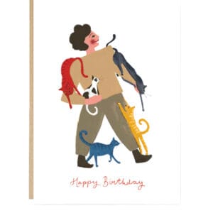 Happy Birthday Cat Lover Card
