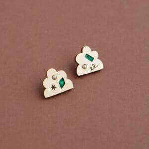 Confetti Brass Studs