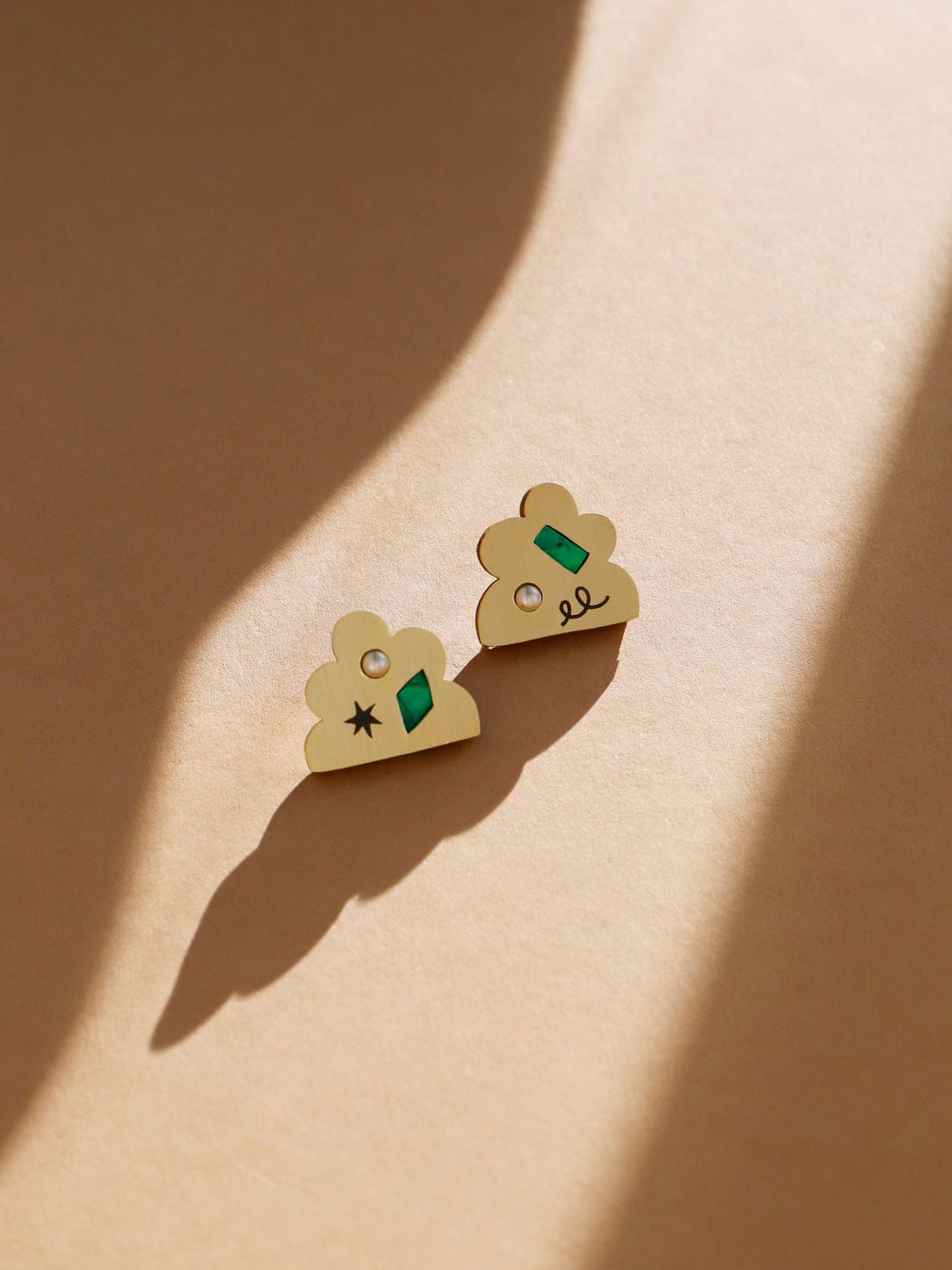 Confetti Brass Studs - Image 2