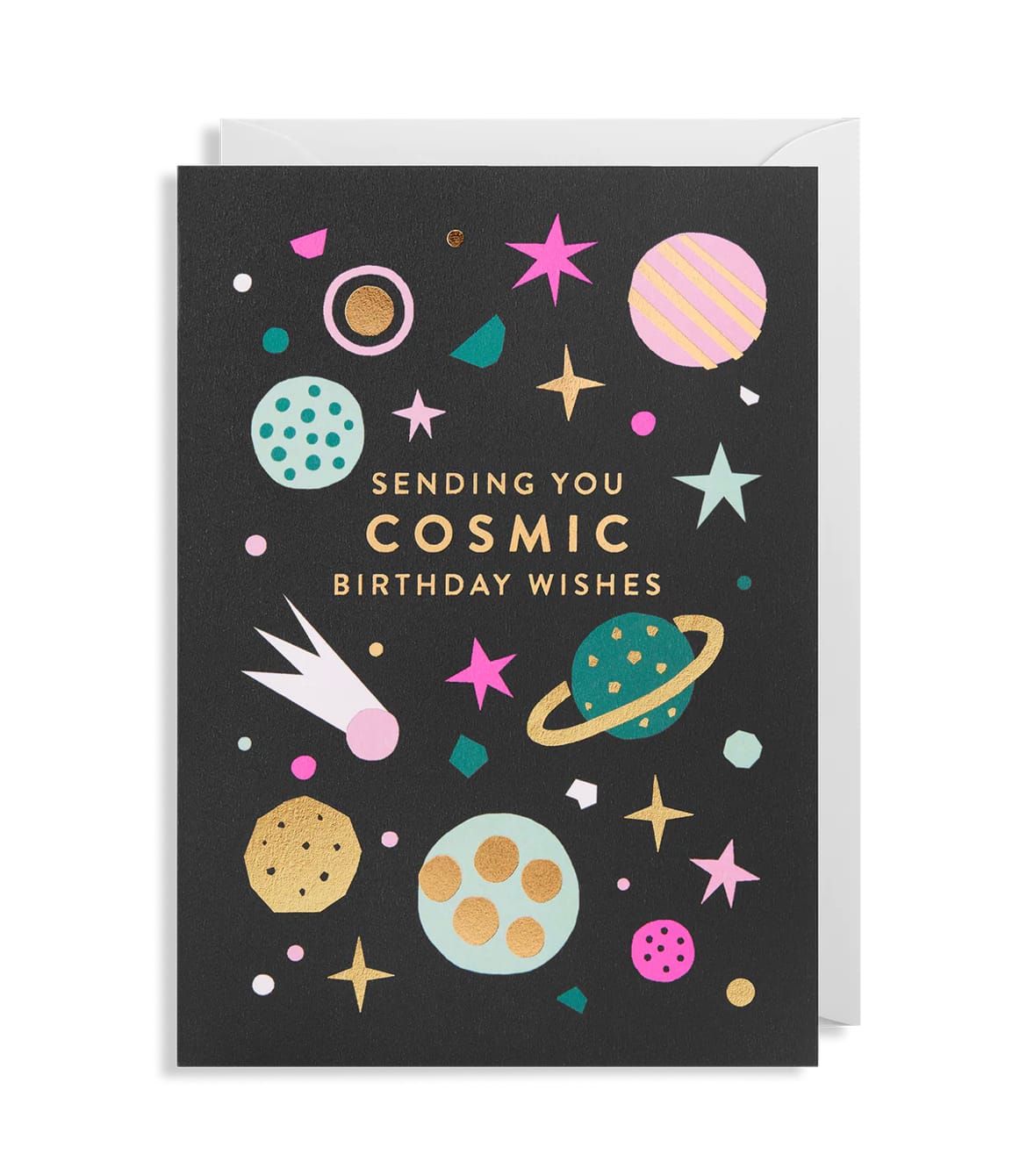 Cosmic Birthday Wishes Card