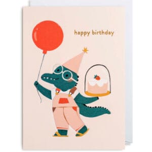 Happy Birthday Crocodile Card
