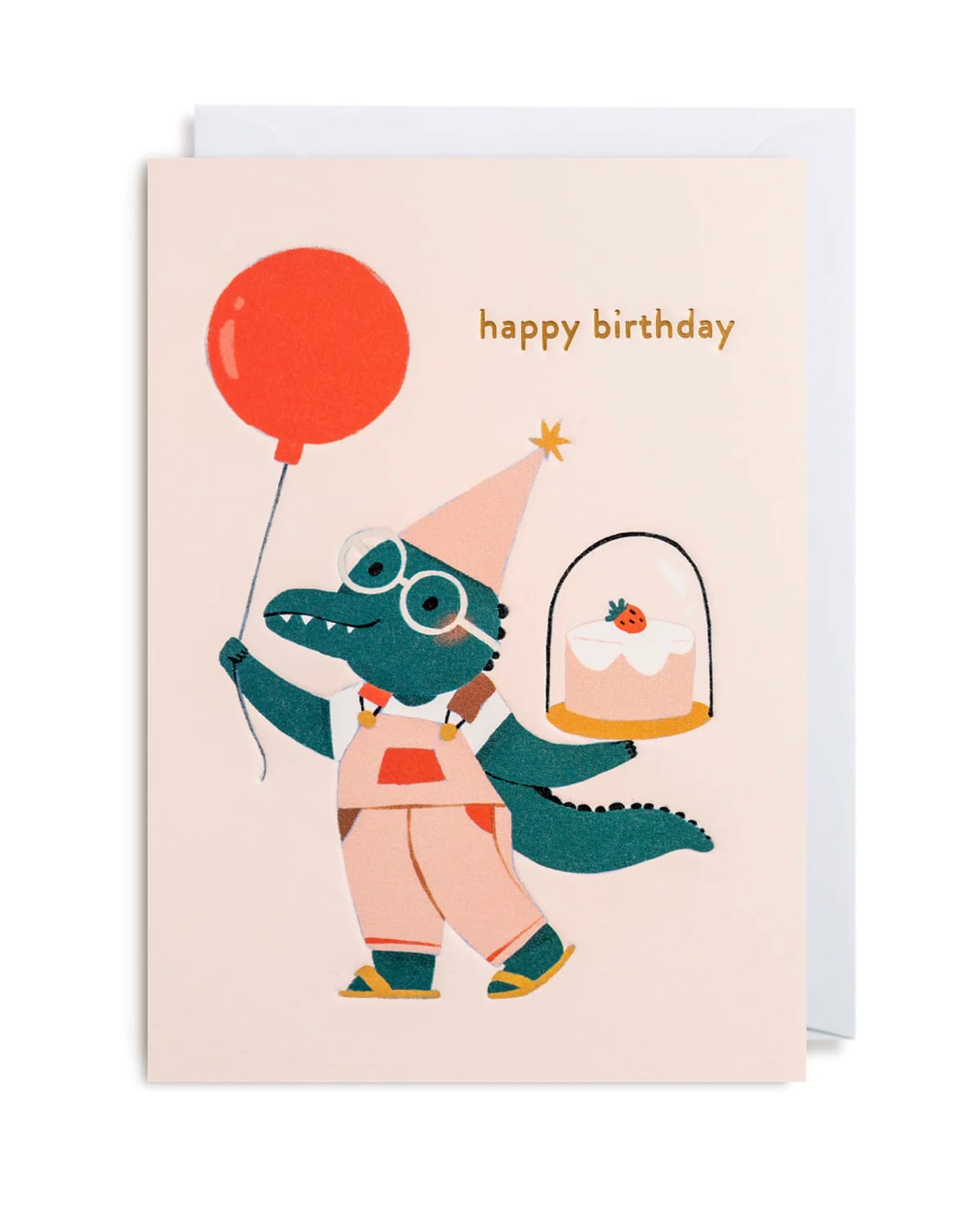 Happy Birthday Crocodile Card