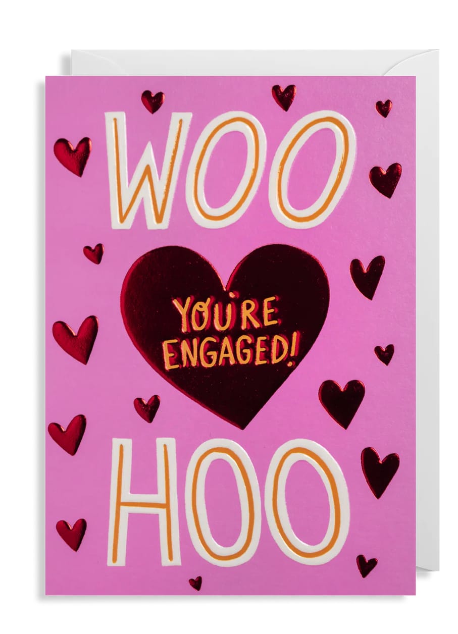 Woo Hoo You're Engaged Card