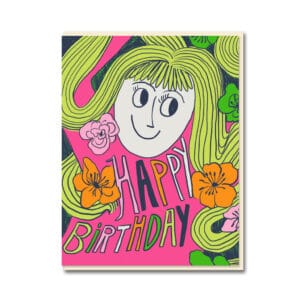 Bright Birthday Girl Card