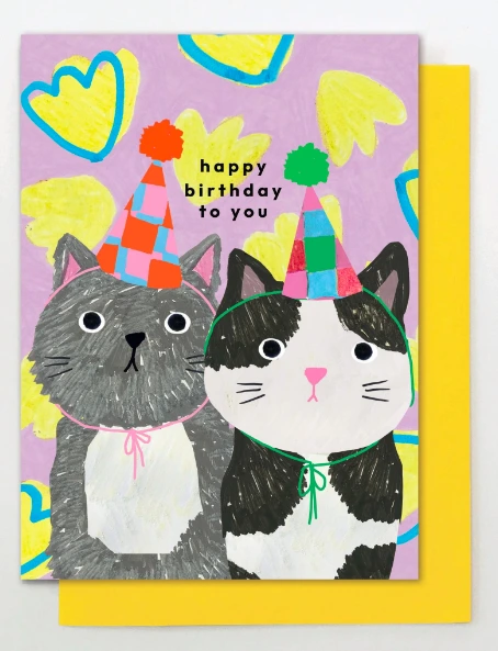 Birthday Cats Card