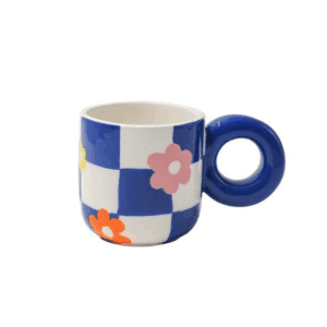 Blue Mug Petal Paridise