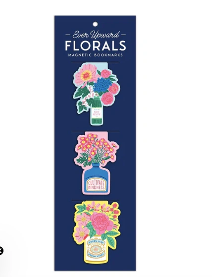 Floral Magnetic Bookmarks