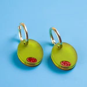 Green olive Earrings