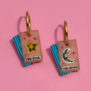 Tarot Card Earrings Front