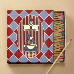 Carnival Zebra Matches Front Image