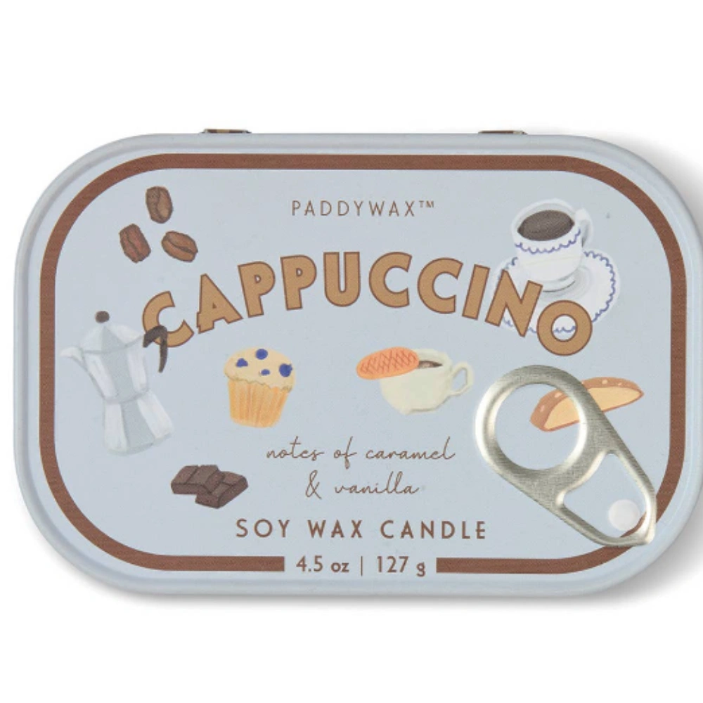 Cappuccino Soy Wax Tin Candle
