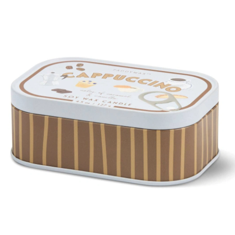 Bistro Tin Candle | Cappuccino Soy Wax Candle - Image 2